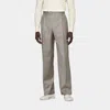 SUITSUPPLY SUITSUPPLY SAND WIDE LEG STRAIGHT PANTS