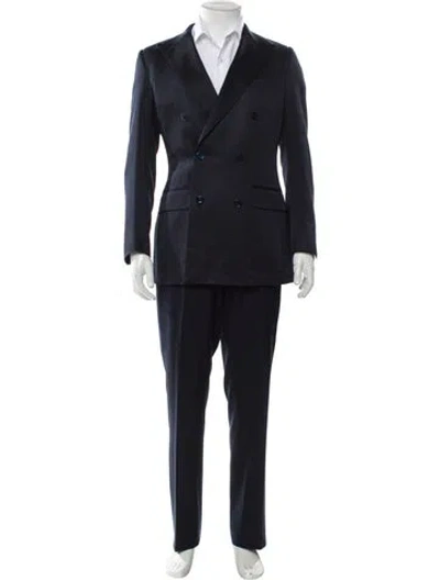 Pre-owned Suitsupply Silk Two-piece Suit In Blue