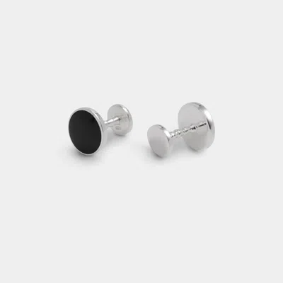 Suitsupply Runde Manschettenknöpfe Silber In Silver