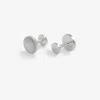 Suitsupply Silver Round Cufflinks