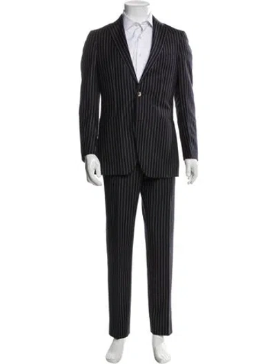 Pre-owned Suitsupply Striped Two-piece Suit In Black