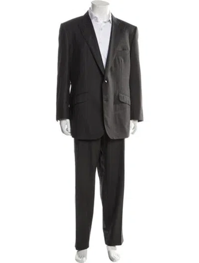 Pre-owned Suitsupply Striped Two-piece Suit In Gray