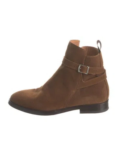 Pre-owned Suitsupply Suede Boots In Brown