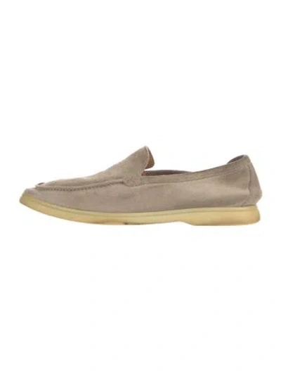 Pre-owned Suitsupply Suede Loafers In Brown
