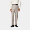 Suitsupply Taupe Straight Leg Pants