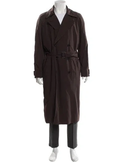 Pre-owned Suitsupply Trench Coat In Brown
