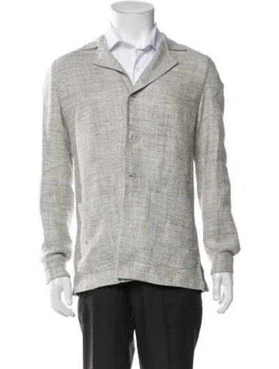 Pre-owned Suitsupply Tweed Pattern Jacket In Grey