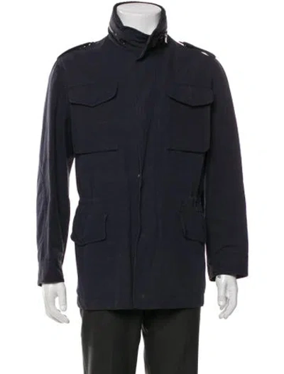 Pre-owned Suitsupply Utility Jacket In Blue