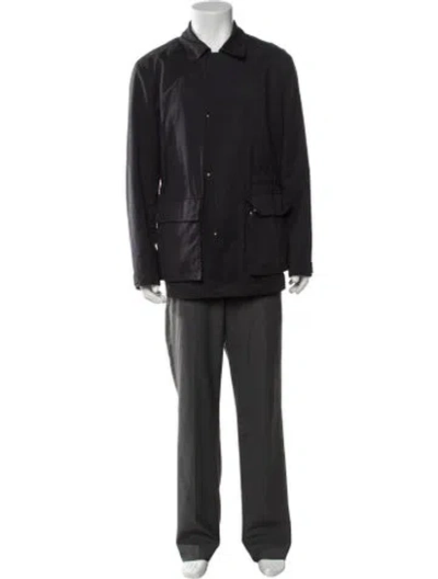 Pre-owned Suitsupply Utility Jacket In Grey