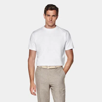 Suitsupply White Crewneck T-shirt
