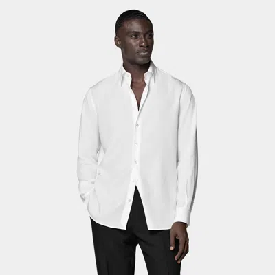SUITSUPPLY WHITE POINT COLLAR SHIRT