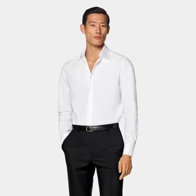 Suitsupply White Point Collar Tailored Fit Shirt