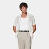 Suitsupply Off-white Crochet Polo Cardigan