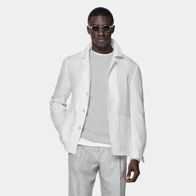 Suitsupply White Walter Shirt-jacket