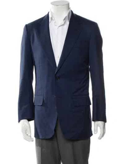 Pre-owned Suitsupply Wool Blazer In Blue