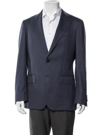 Pre-owned Suitsupply Wool Blazer In Blue