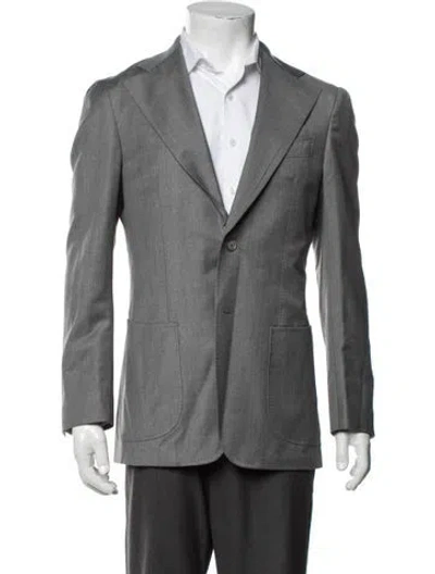 Pre-owned Suitsupply Wool Blazer In Grey