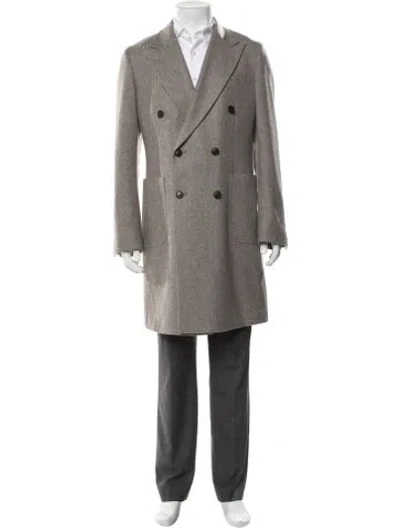 Pre-owned Suitsupply Wool Coat In Grey