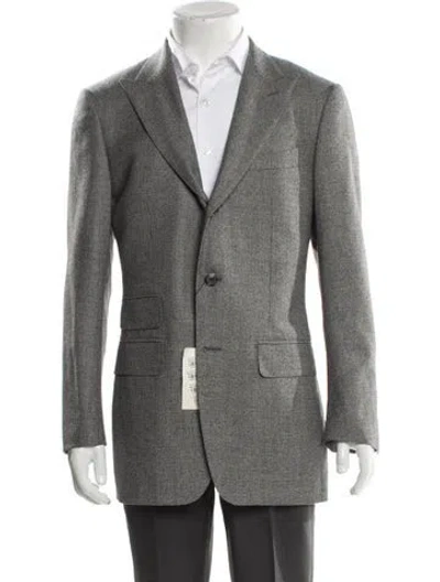 Pre-owned Suitsupply Wool Coat W/ Tags In Gray