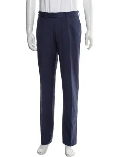 Pre-owned Suitsupply Wool Dress Pants In Blue