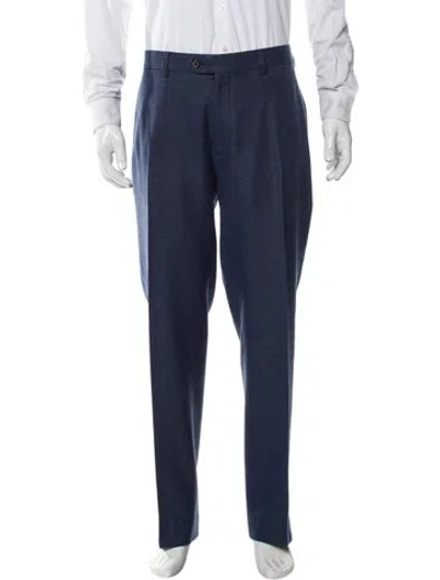 Pre-owned Suitsupply Wool Dress Pants In Blue