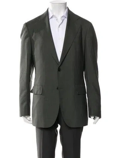 Pre-owned Suitsupply Wool Jacket In Green
