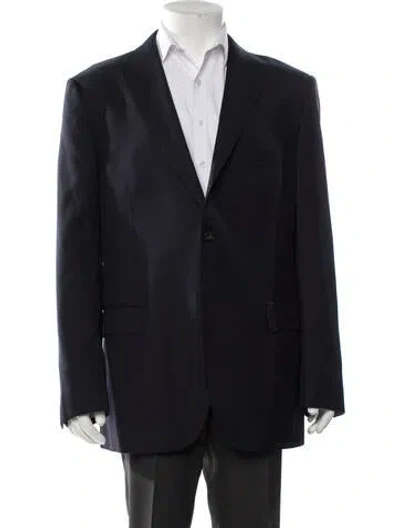 Pre-owned Suitsupply Wool Overcoat In Blue