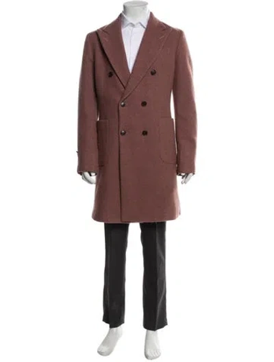 Pre-owned Suitsupply Wool Overcoat In Brown
