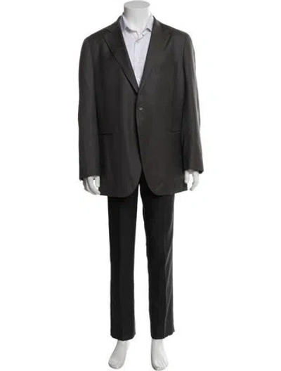 Pre-owned Suitsupply Wool Overcoat In Gray