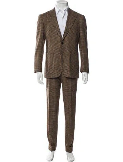 Pre-owned Suitsupply Wool Suit In Neutral