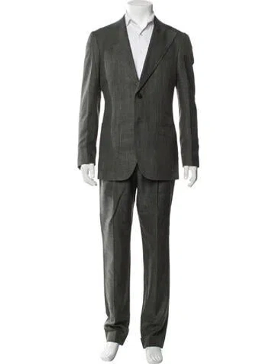 Pre-owned Suitsupply Wool Tweed Pattern Two-piece Suit In Green