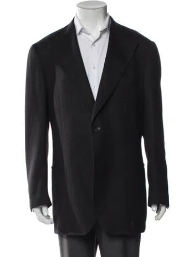 Pre-owned Suitsupply Wool Two-button Blazer In Black
