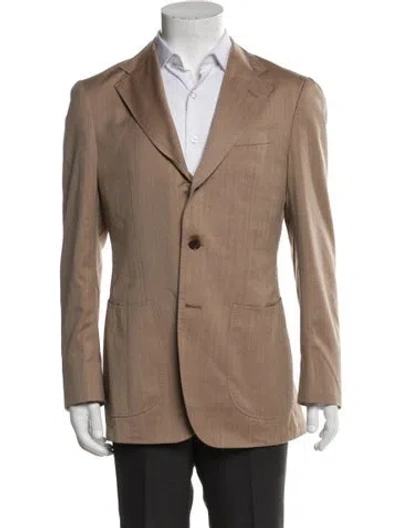 Pre-owned Suitsupply Wool Two-piece Blazer In Brown