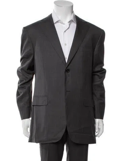 Pre-owned Suitsupply Wool Two-piece Blazer In Gray
