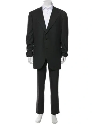 Pre-owned Suitsupply Wool Two-piece Blazer In Green
