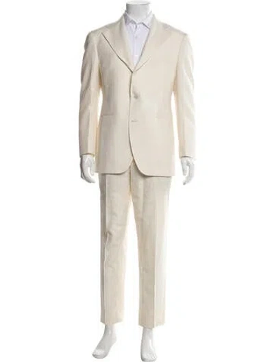 Pre-owned Suitsupply Wool Two-piece Blazer In Neutrals