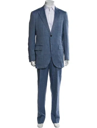 Pre-owned Suitsupply Wool Two-piece Suit In Blue