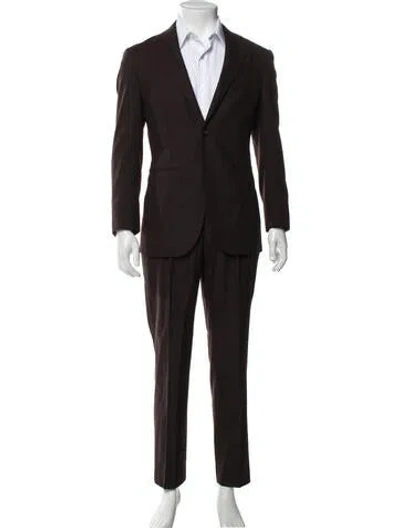Pre-owned Suitsupply Wool Two-piece Suit In Brown