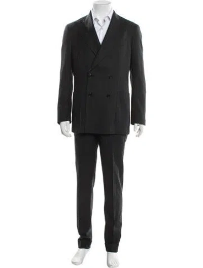 Pre-owned Suitsupply Wool Two-piece Suit Vest In Gray