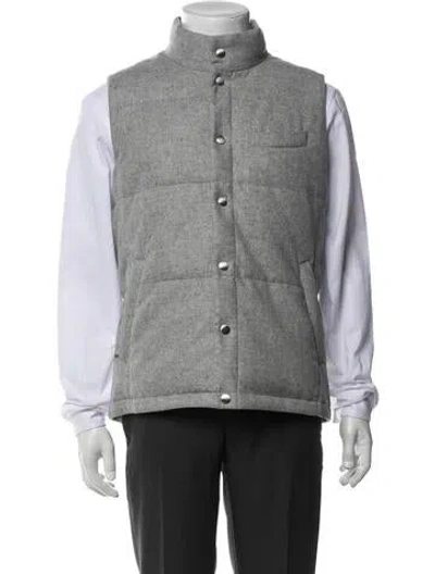 Pre-owned Suitsupply Wool Vest In Gray