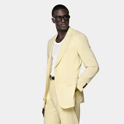 Suitsupply Yellow Tailored Fit Milano Suit In Multi