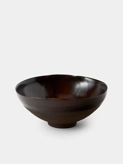 Suk Keun Kang Ottchil Wood Bowl In Brown