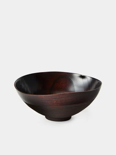 Suk Keun Kang Ottchil Wood Bowl In Brown