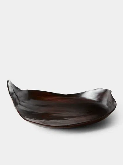 Suk Keun Kang Ottchil Wood Bowl In Brown