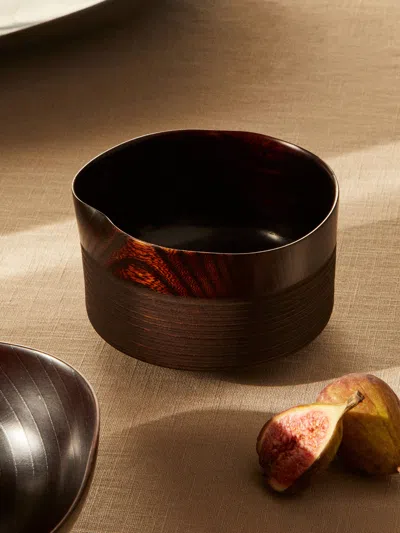 Suk Keun Kang Ottchil Wood Bowl In Brown