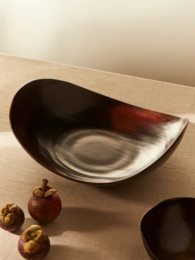 Suk Keun Kang Ottchil Wood Bowl In Brown