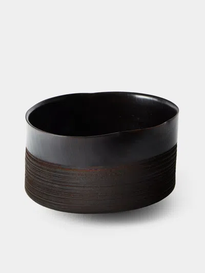 Suk Keun Kang Ottchil Wood Bowl In Brown