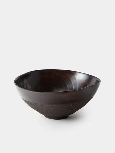 Suk Keun Kang Ottchil Wood Bowl In Brown