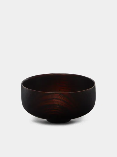 Suk Keun Kang Ottchil Wood Bowl  Abask Luxury Gift In Brown