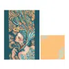Suki Wang London 'blue Maiden And Auspicious Clouds Print' Cotton Tea Towel Set In Multi